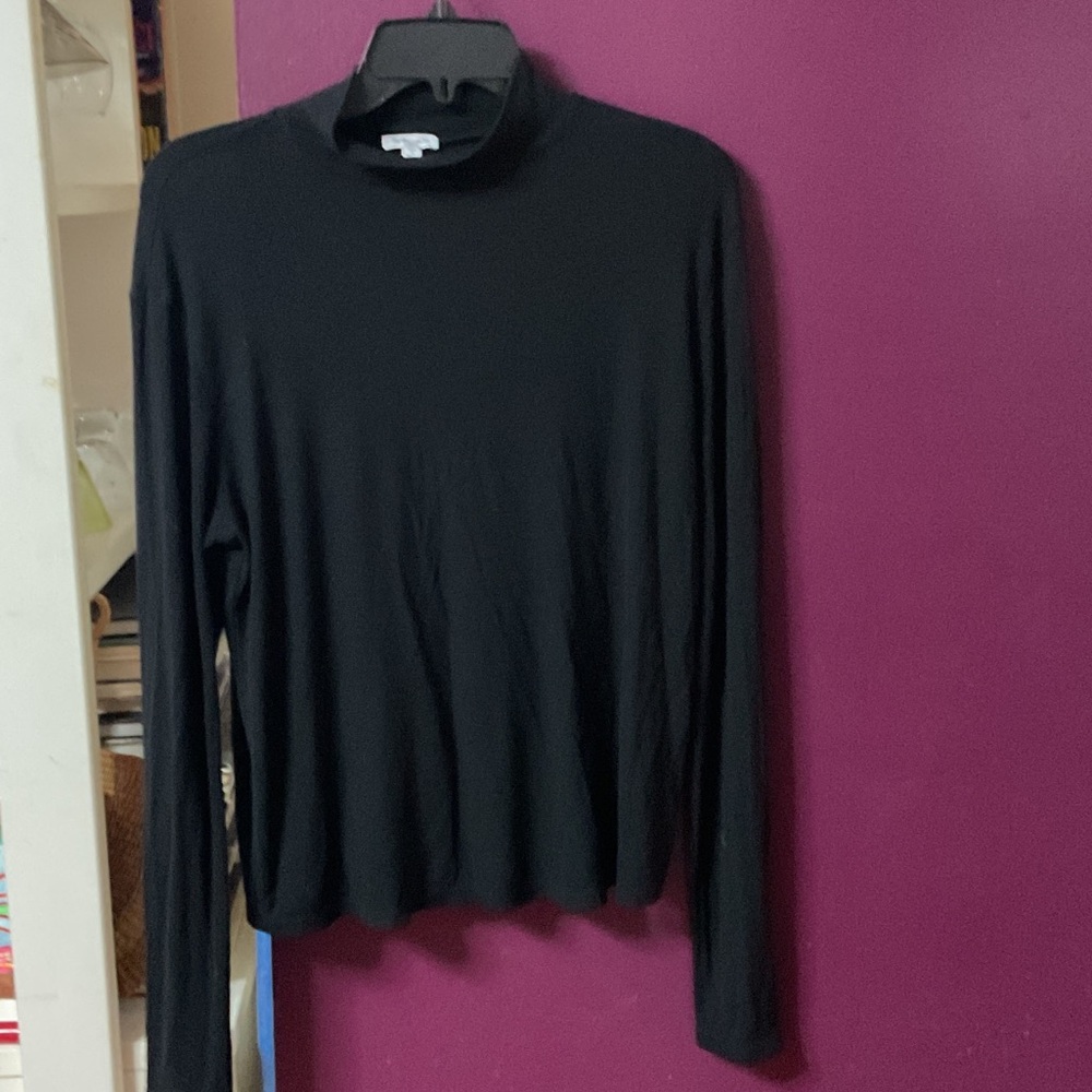 Splendid Classic Black Long Sleeve Top